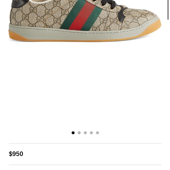 Mens Screener GG Supreme Canvas Sneakers - Picture 12 of 13